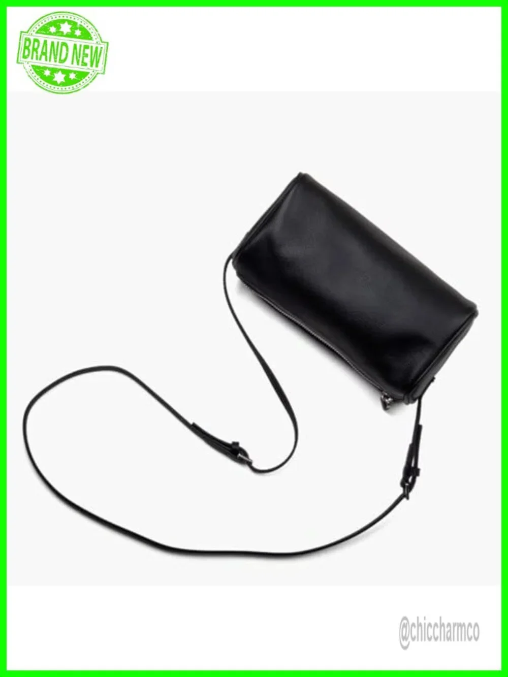 Premium Full-Grained Leather Crossbody Hobo Bag with Adjustable Strap